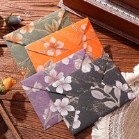 10 Pcs Vintage Floral Embossed Envelopes High Quality Thick Paper for Invitation Letters