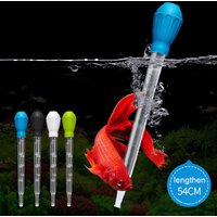 Lengthen 54cm Fish Tank Feces Cleaning Straw Siphon Water Changer Aquarium Cleaner Dropper Aquarium Accessories Cleaning Tools