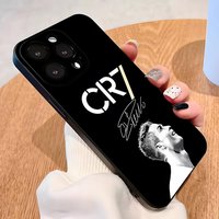 Mr Football C-cR7-R-Ronaldos Phone Case For IPhone 17 Pro Max 16 15 14 Pro Max 13 11 X Xs Xr 8 7Plus Silicone Cover