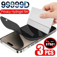 3PCS Anti-Spy Hydrogel Film For iPhone 15 14 16 13 11 12 17 Pro Max Air XR XS X Soft Privacy Screen Protector for iPhone 14 Plus
