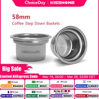 AliKisscafe Coffee Filter Basket 58mm To 49mm Step Down Baskets Kit Screen For Bottomless Portafilter Barista Espresso Accessory