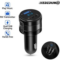 Bluetooth 4.2 FM Transmitter Car MP3 Player 3.1A Dual USB Ports Car Charger Handsfree Modulator Kit Cigarette Lighter Adapter
