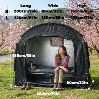 Portable Outdoor Private Travel Tent Bicycle Rain Shelter Thickened Oxford Cloth Suitable for Outdoor Hiking and Cycling