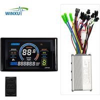 24V 36V 48V 250W 350W E-bike Brushless Motor Universal Drive Controller SW900 Colour LCD Display Set for Electric Mountain Bike