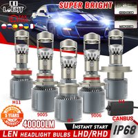 CO LICHT H7 H11 H4 LED Scheinwerfer Mini Objektiv Projektor LHD/RHD 9005/9006 Auto Hallo/Abblendlicht STG Canbus Birne Für Auto/Motor 12V 24V