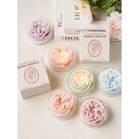 Austin Rose Shaped Scented Candle, Romantic Home Decor, Valentine's Day Decor & Gift, Perfect Gifts for Women, Wedding Favor