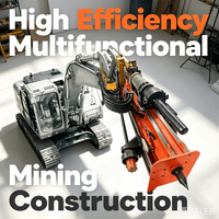 Hydraulic Drilling And Splitting Machine For Non Blasting Hard Rock Mining CE Certified Heavy Duty Excavator Attachment Tool