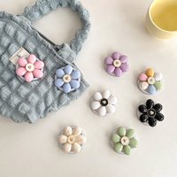 Korean Personality Heart-shaped Large Flower Magnetic Stand Colorful Personality for Iphone Griptok Phone Airage Holder Bracket