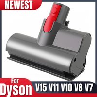 Deep Brush Mini Motorised Tool For Dyson V7 V8 V10 V11 V15 Cordless Vacuum Cleaners Effortlessly Deep Clean Mattresses, Sofas