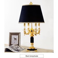 High Quality Luxury Fashion Black Crystal Table Lamp Bedroom Bedside Lamps Brief Modern Decoration Table Lamp