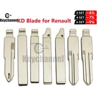 10PCS KD Blade #53 #54 #58 #72 #73 #152 #153Flip Remote Key Blade For Lada Renault Megan Dacia Clio Duster Lishi VAC102 VA2 HU83