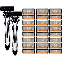 36/30/12/3PCS Manual Shaver Razor For Men Six Layer Blade With Blade Head Old Style Blades Hair Shaver Unisex Beard Hair Knife