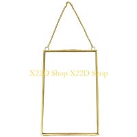 X22D Glass Pressed Flower Frames Wall Hanging Tabletop Display Double Glass Picture Frames for Pressed Dried Flower Plant