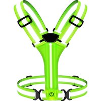 AliExpress NONE LED Running Vest USB Rechargeable Reflective Cycling Security Vest High Visibility Night Running Riding Clothing for Kids Adults