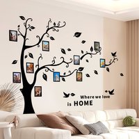 Photo Tree Wall Stickers Keep Memory Trendy Boho Style Bohemian Wall Decals for Living Room Bedroom Nursery Kid Room Home Decor