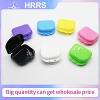 1Box Plastic Dental Brace Retainer Storage Box Case