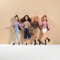 The New Hot-selling 11-inch 30 Cm Doll Bobby Creative Dress Up Fashion Sweater Jeans Suit Explosive Style