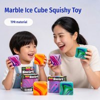 Needoh Snowflake lce Cube Malt Sugar Squishy Mystery Blind Box Stress Relief Slow Rising Squeeze Toy Anti-Anxiety Fidget Toy