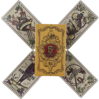 5 Cent Tarot Cards A 82 Deck Oracle English Visions Divination Edition Borad Past Present Future Playing Games