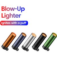 Type-C Mobile Cigarette Lighter Air Blowing Cigarette Lighter Female USB C Outdoor Safety Portable Cigarette Lighting Artifact