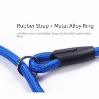 Strong Nylon Nylon Pet Leash 130cm Length Design Dog Slip Rope Leash Slip Rope Adjustable Dog Training Leash Pet Control