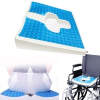 Multifunctional Anti Bedsore Gel Cushion T Shaped Breathable Elderly Butt Cushion Opening Wheelchair Seat Cushion