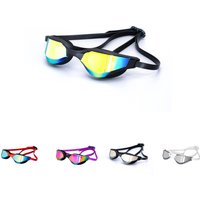 2022 Professional Adult Swim Goggles Waterproof Fog-proof Racing Goggles Men Women Cool Silver Plated Swimming Equip Wholesale