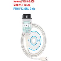 FT232RL Chip MINI VCI J2534 For Toyota Techstream V18.00.008 Car Diagnostic Cable Auto Diagnostic Scanner OBD2 Diagnostic Tool