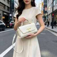 Paris Fashion Diaper Bag High-end Leather Simple Vintage Design Ladies Handbag Tote Shoulder Crossbody Messenger Bag Trendy