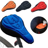 AliExpress NONE New 3D Saddle Seat NEW Soft Bike Seat Cover Comfortable Foam Seat Cushion Cycling Saddle for Bike Accessories