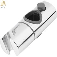 Adjustable Shower Head Holder for Slide Bar18-32MM O.D. Rail Head Bracket Holder for Slide Bar Slider Clamp Bathroom Replacement