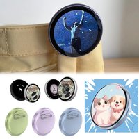 Digital Screen Badge Mini GIF Video Playing Pin Button Bluetooth LCD Display Gift For Cosplay, Birthday & Anniversaries