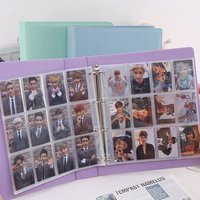 12 Grid Photo Card Binder Kpop Photocards Holder Binder Idol Cards Collection Book Large Wide 3 inch Photo Album Korean 포카 바인더