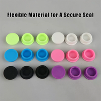 12Pcs Removable Caps For 3ml/5ml Insulin Bottles Glass Vials Leakproof Dustproof Lids For Laboratory Scientific Sample Storage