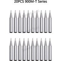 20Pcs 900M-T Soldering Iron Tips Universal Replacement Solder Tips Compatible with Hakko Yihua Stations High Performance