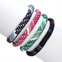 New Weave Arabic Scarf Style Bracelet for Women Men Patterns Multicolor Hand Rope handband Ethnic Jewelry Gift