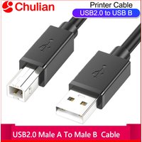 0.5/1/1.5/2/3M 7ft High Speed USB 2.0 Cable Male a to B Printer Cord for Computer Laptop Keyboard Printer Monitor Home Use