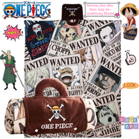 One Piece Roronoa Zoro Nika Nami Sanji Secondary Creative Hand Blanket Cartoon Anime Peripheral Air-conditioning Blanket Gift