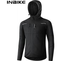 AliExpress INBIKE Winter Cycling Jackets Man Warm Thermal Windbreaker for Men Hooded MTB Bike Jackets for Riding Windproof Bicycle Clothing
