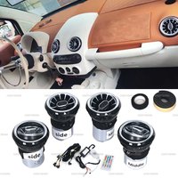 Car LED Front Dashboard AC Air Condition Vent Outlet Turbo Interior Trim For Volkswagen Beetle
