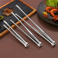 1/3/5pcs Food Tongs Stainless Steel Barbecue Clips Meat Salad Steak Food Serving Tongs Tweezers Long BBQ Cooking Tongs Kitchen