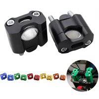 22mm 28mm Motorcycle CNC Bar Clamps Handlebar Risers Adapter For Motocross ATV Dirt Bike Honda Yamaha Kawasaki KTM Suzuki Parts