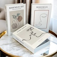 Luxury Fake Book Decorative Books Boho Matisse Storage Box Home Decor Coffee Table Shelf Ornament Japanese Interior Decoration