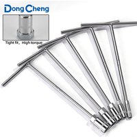 Metric T-Handle Hex Socket Wrench Set 7mm-19mm T-shaped Hand Tool Extended T-Socket Wrench Multi-Sized Hex Key for Home Repair