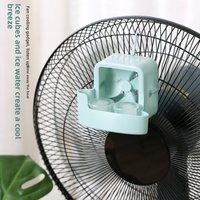 Convenient New Non Perforated Fan Cooler with Snap on Ice Cubes for Household Use, A Powerful Cooling Tool.