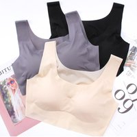 1pcs Womens Ice Silk One-piece Type Sport Bra Female Gym Workout Fitness Seamless Yoga Bra Lady Shockproof Crop Top Push Up Bras