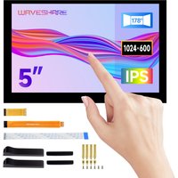 Waveshare 5inch Capacitive Touch Display For Raspberry Pi, DSI, IPS Panel, 1024x600 Display for Raspberry Pi 5/4B/3B+/3A+