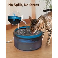 Automatic Water Fountain: 2.4L Pet Water Fountain, Cat Water Fountain for Cats Indoor, Silent Water Bowls for Small Animal