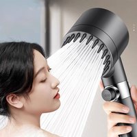 Three-Speed Adjustable Showerhead with Massage, Portable Shower Filter, Bathroom Accessories & Supplies