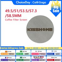 KISSHOME Espresso Puck Screen 51mm 53.5mm 58.5mm 57.3mm Filter Mesh Portafilter Barista Tools Coffee Machine Accessories